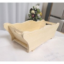 (나무루리) 핸드메이드 원목 럭셔리 바구니 / 반제품/다용도 빵 바구니/ 무졸 집성목 12T(무도장)