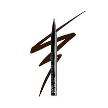NYX 닉스 에픽 잉크 아이 라이너 워터프루프 리퀴드 브라운, 2 Count (Pack of 1), Black