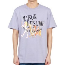 메종키츠네 메종키츠네X 올림피아르탱 올리 팔레 루아얄 클래식 JM00165KJ0008 P503 남자 크루넥 반팔티셔츠