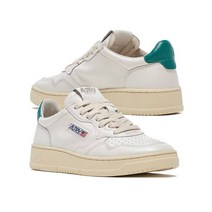 오트리 AUTRY 23SS 메달리스트 로우탑 스니커즈 화이트/청록탭 AULW LL44 193794