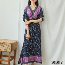 [솔로이스트] 에스닉 오리엔탈 맥시 튜닉 원피스 SADK26C0