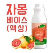 쉘몬 자몽농축액 액상타입 베이스1kg, 1개