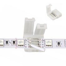 무납땜 LED바 4핀 커넥터 DIY 부자재 간편설치 LED전구, 단품, 단품