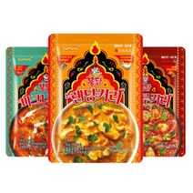 삼양 자취음식 불닭렌당 2개 +불닭빈달루 2개 카레 3분요리 간편식 1세트, 2세트