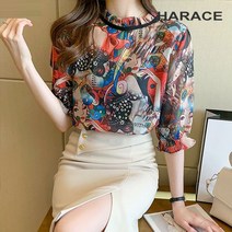 헤레이스 로에나염 블라우스 CHF22SS747