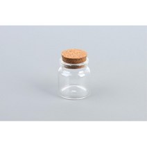유리용기 편지 원두보관 술병 코르크 유리병 2개 주얼리보관함 홈데코 수납 홈카페 잼, 37x70mm