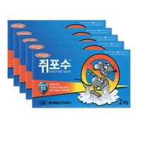 쥐포수 끈끈이 (5상자=10매입), 10개입, 5개