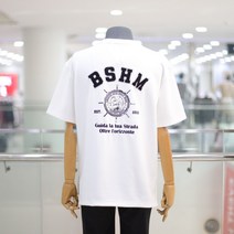 바쏘옴므 바쏘옴므 백레터링 오버핏 반팔티 WS-W2-KR-60