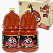 베트남 핫 칠리소스 옹차바 골드 스리라차 스타일 매운맛 대용량 2.2kg 업소용 고추42% tuong ot, 6개입, 2200g
