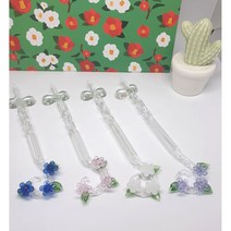 캘리그라피 유리펜 글라스펜 딥펜 벚꽃 다발 시리즈, 화이트