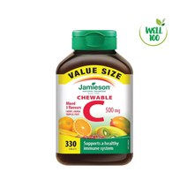 캐나다 자미에슨 츄어블 비타민 C 500 mg 330정 JAMIESON, 1개