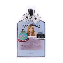 일본산 코지 KOJI 돌리 윙크 Dolly Wink 인조 속눈썹 No.1-35 한 쌍, 1개, 14-내츄럴 큐트
