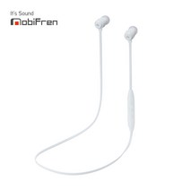 모비프렌 홀릭 MFB-E3100 넥밴드 블루투스 무선 이어폰, 퓨어 화이트