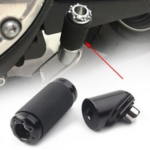 할리용품 오토바이 지피 스탠드 킥 확장 할리 다이나 와이드 글라이드 팻 밥 1991-2017 블랙, 한개옵션0