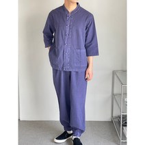 남성 봄여름 30수면 한벌 차이나카라 개량한복 생활한복