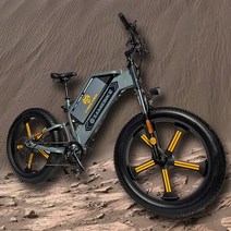 SAMEBIKE 전기자전거 26인치 팻바이크 사이버트론 48V15AH 500W 유럽형 파워 컨트롤러 최고속도 50km, 사이드미러2개+수리공구키트, 각도조절스템설치+방수핸드폰거치대+도난경보기, 사이버트론 48V15ah 500W 완조립배송