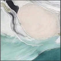 북타워 코너선반 사다리 모듈 파티션 100% 수제 유화 캔버스 월 아트 현대 추상 작품 홈 인테리어 그림 거실 침실 식당 장식, 114.80x160cm unframed - Unfram