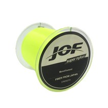 JOF 나일론줄 모노라인 원투 원줄 라인 낚싯줄 500M, 형광