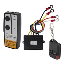 IVONNEY Generic 무선 윈치 리모컨 키트 범용 12V 핸드셋 스위치 컨트롤러 30.5m(100피트) ATV 트럭 지프 SUV 자동차용 180048