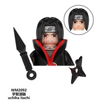 성인레고 중국 레고 커스텀 키링 Anime naruto 빌딩 블록 sasuke kakashi madara zetsu may guy rock lee mini action toy, wm2092