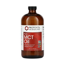 프로토콜포라이프밸런스 MCT 엠씨티 오일 946ml 코코넛 야자 카프릴산 카프르산 효능, 1개, 기본