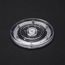 회전형 아크릴진열대 바닥부품 회전원판 140MM, 1개, 기본
