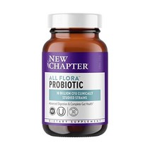 뉴챕터 프로바이오틱스 100억 CFU 유산균 30캡슐, Boulardii, 30 Count (Pack of 1)