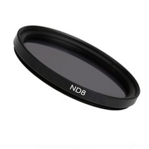 nd 필터 nd2 nd4 nd8 중립 밀도 필터 49mm 52mm 55mm 58mm, nd8 필터만, 62mm