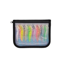 무늬 오징어 오적에기 야광 새우 오징어 형광 잉크 8pcs 16pcs 발광 20g 낚시 오징어 미끼 나무 새우 지깅 미끼 3d 눈 낙지 미끼 오징어 인공 지그 미끼 후크, 8pcs-1bag