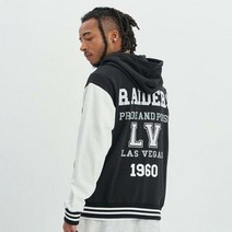 NFL [NFL]공용 플래그 후드 배색 바시티 후드F223UTJ131BK