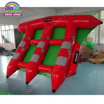 플라잉피쉬보트플라잉보드플라잉보트바나나보트물놀이보트바나나고무보트고무보트플라잉피쉬보드 3 튜브 비행 Towables 풍선 물고기 바나나 보트 수상 스포츠