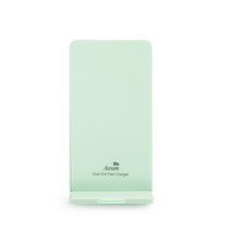 액센 듀얼코일 고속 무선 충전기 A110, 민트, 1개