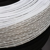UL2468 전기 구리선 2 핀 PVC 절연 28 26 24 22 20 18 16AWG 이중 코어 LED 램프 케이블 블랙 레드 화이트 1 미터, 04 White Black _ 01 1m | 05 2