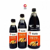 청정원 햇살담은 조림간장 840ml 자연숙성 조림 간장 조림간장 집된장 참기름 굴소스 설탕 식용유 된장 진간장 단무지 간장 초고추장 물엿 고추장 삼겹살 청국장, 개