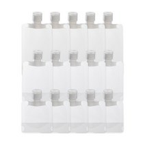 지피코 무지 여행 공병 화장품 용기 세트 15개입, 100ml 15개입, 1세트