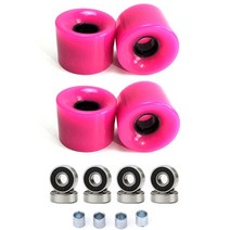 초등학생롱보드 4pcs 60x45mm 78a 스케이트 보드 롱 보드 휠 abec-9 휠, 나의 빨강