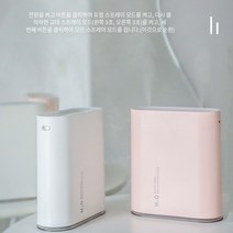 디퓨저 자동분향기 확향 가습기 수면 보조 침실 음소거등 세련 가정용 실내, 흰색