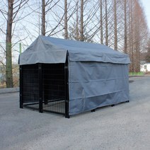 대형견 울타리 스트롱독 펜스 철장 견사 천막M(울타리별도), 단품