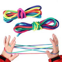 무지개 실뜨기 놀이 실 [3353]