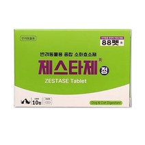 강아지 고양이 소화제 효소제 반려동물 소화불량 복부팽창감 10정(유통기한임박)