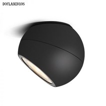 2023 모던한 원형 볼 천장 램프 조절 가능한 회전 스포트라이트 의류 12W CREE COB LED RA90 밝은 다운라이트, [01] 12W 3000K CREE LED, [02] WHITE, 01 12W 3000K CREE