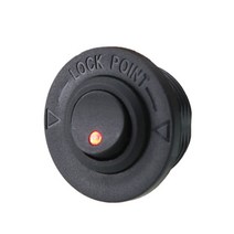 차량용 12v 24v 매립형 LED 스위치 시거 잭 소켓 DIY 충전 시가 원형 볼트 게이지 메타, LED원형스위치