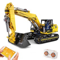 레고 호환 블럭 링크벨트 굴삭기 파워펑션 포함 조립완구