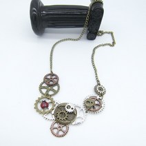 부엉이 목걸이 Cykopv 나비/로봇/올빼미/거미/말/키/날개/사자/크리스탈 빈티지 여성 Steampunk 목걸이와 원래 디자인 혼합 기어