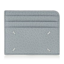 메종 마르지엘라 명품마르지엘라 23SS 스티치 로고 카드지갑 블루그레이 SA3VX0007 P4455 T6172