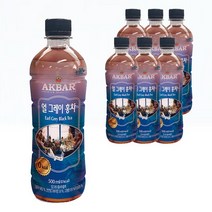 아크바 얼그레이 500ml 페트병 x6개/ 0kcal 아이스티, 6개