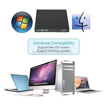 외장 odd 블루레이 플레이 dvd 레코더 드라이브 USB 2.0 광학 DVD 버너 BD-ROM 플레이어 노트북 컴퓨터용 휴대용 CD-RW 라이터