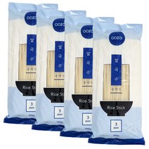 쌀국수 클래식 3mm 400g 소량 포장 쌀국수면 업소용 식자재 쌀면 태국 간편조리 거복푸드, 4팩