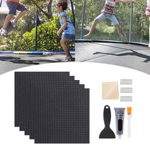 트렘폴린 트램플린 방방이 트램펄린 패치 수리 키트 매트 찢어짐 구멍에 부착 텐트 에어 매트리스, 없음