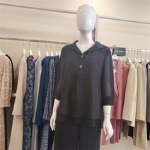 블루페페 SH02 테일러드 카라블라우스BK 222MSC944